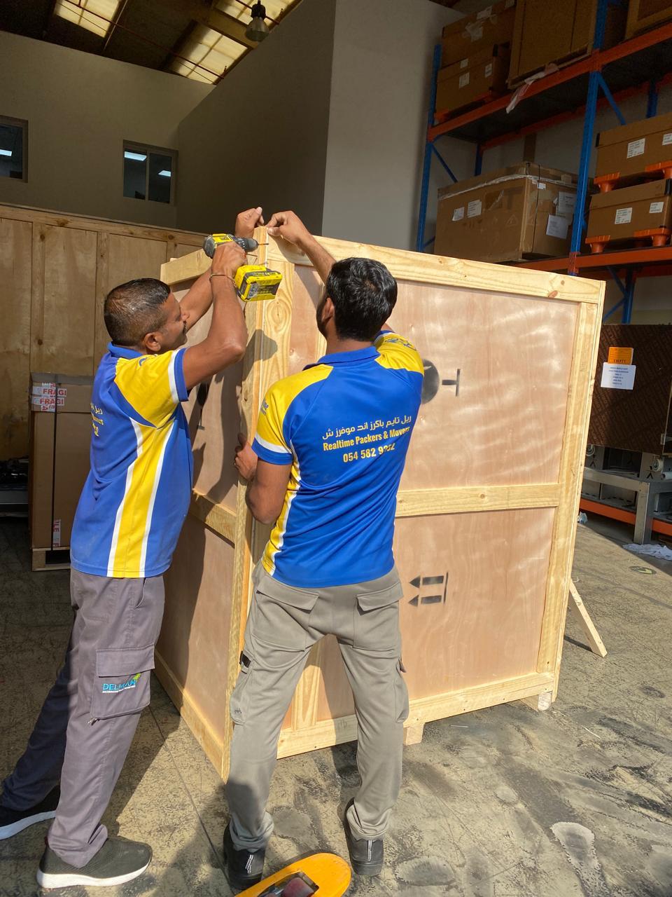 Wooden Crate Box Packaging in Dubai